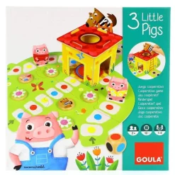 GOULA Juegos De Mesa-Mi Primer Juego Los 3 Cerditos