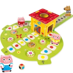 GOULA Juegos De Mesa-Mi Primer Juego Los 3 Cerditos