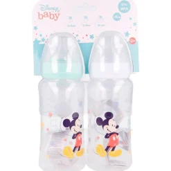 STOR Biberones-Mickey Mouse Pack 2 Biberones 360 ml