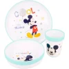 Mickey Mouse Vajilla 3 Piezas Antideslizante*STOR Sale