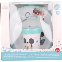 Mickey Mouse Vajilla 3 Piezas Antideslizante*STOR Sale