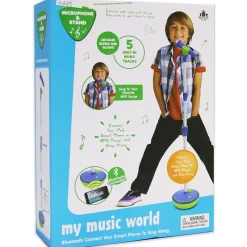 DRIM DISCOUNT Instrumentos Musicales-Micrófono Infantil con Altavoz Bluetooth