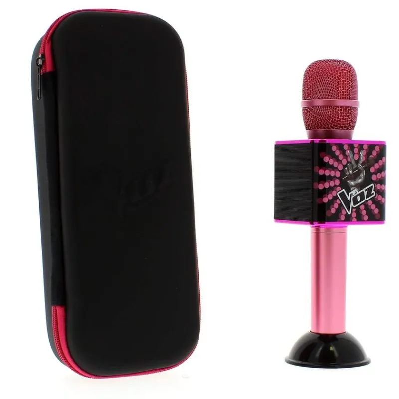 Micrófono La Voz Negro/Rosa*NINCO Clearance