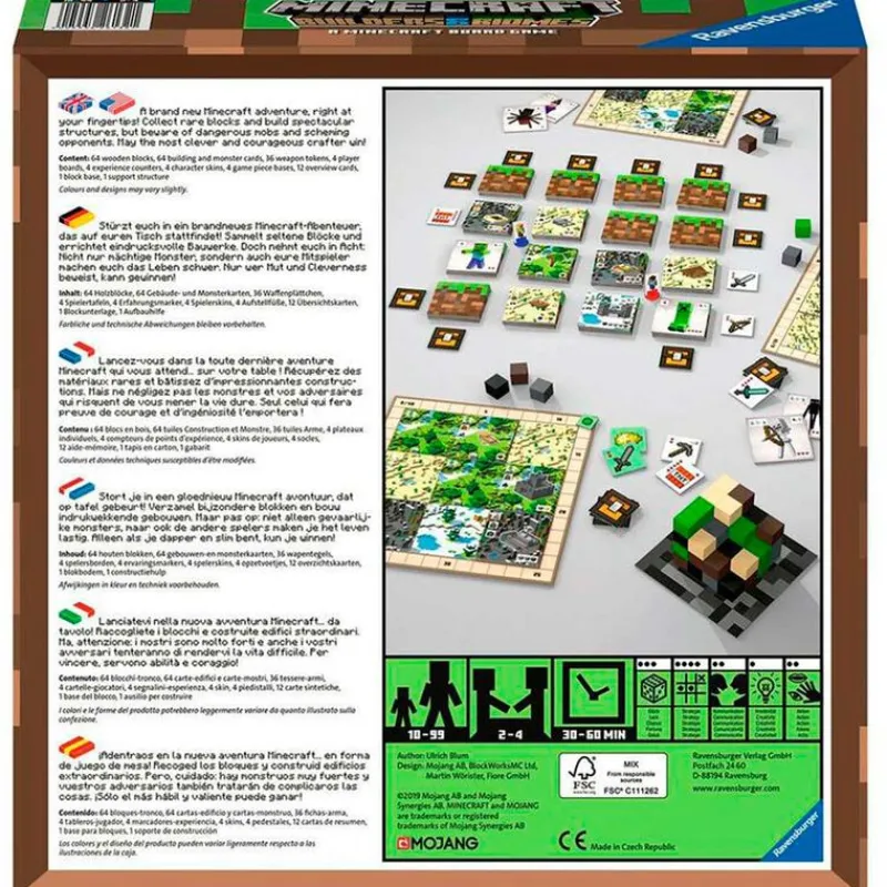 Minecraft Builders & Biomes Juego de Mesa*RAVENSBURGER Best