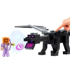 MATTEL Figuras Videojuegos|Figuras Y Figuras De Acción-Minecraft Dragón del Ender