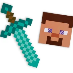 Minecraft Espada + Máscara Steve*JAKKS PACIFIC