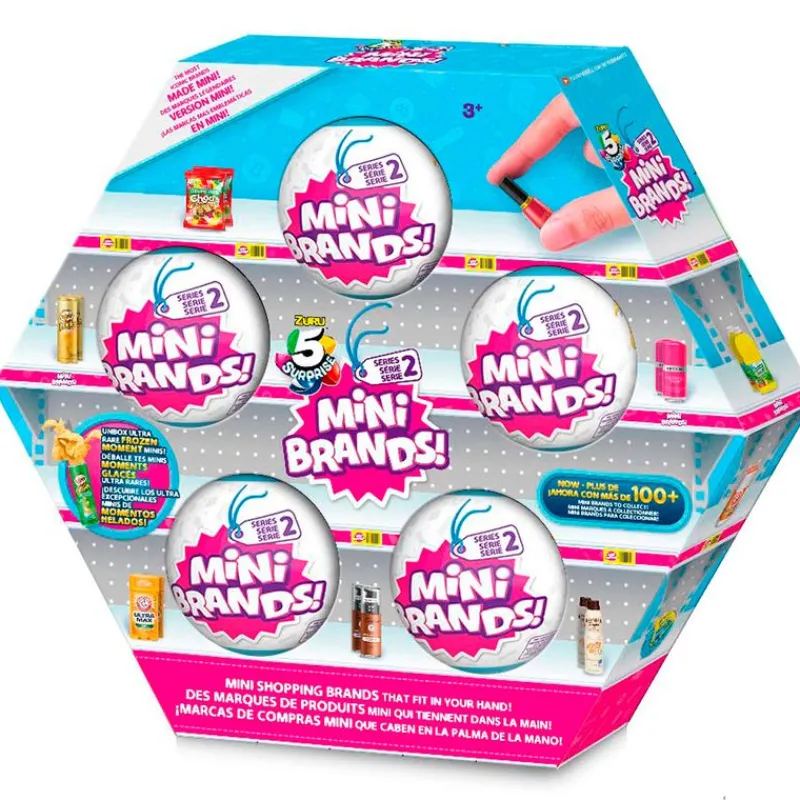 Mini Brands Pack 5 Bolas Sorpresa*BANDAI Hot