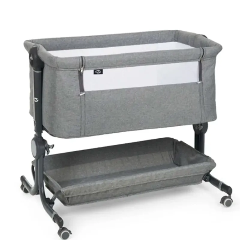 MS Minicunas-Minicuna Colecho Comfy Gris + textil Wish