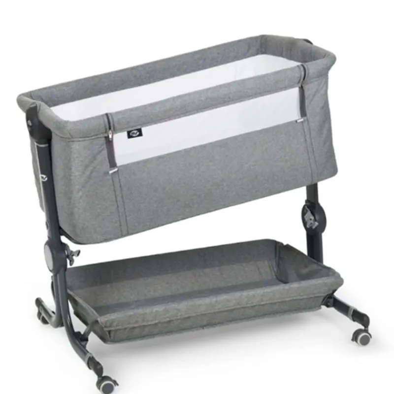 MS Minicunas-Minicuna Colecho Comfy Gris + textil Wish