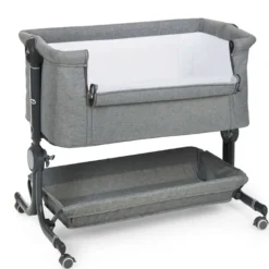 MS Minicunas-Minicuna Colecho Comfy Gris + textil Wish