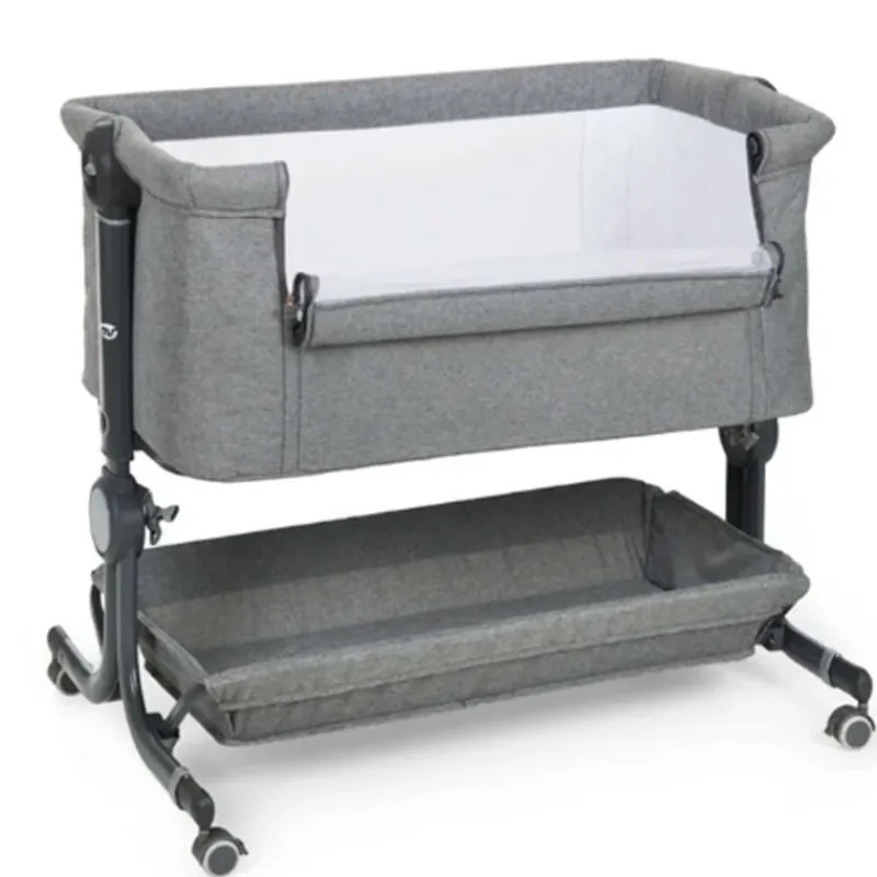 MS Minicunas-Minicuna Colecho Comfy Gris + textil Wish