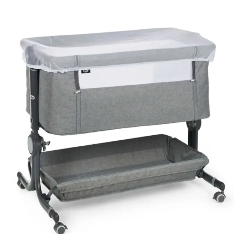 MS Minicunas-Minicuna Colecho Comfy Gris + textil Wish