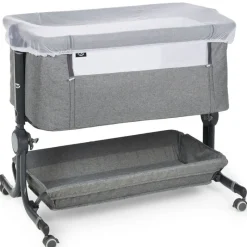 Minicuna Colecho Comfy Gris + textil Stars*MS