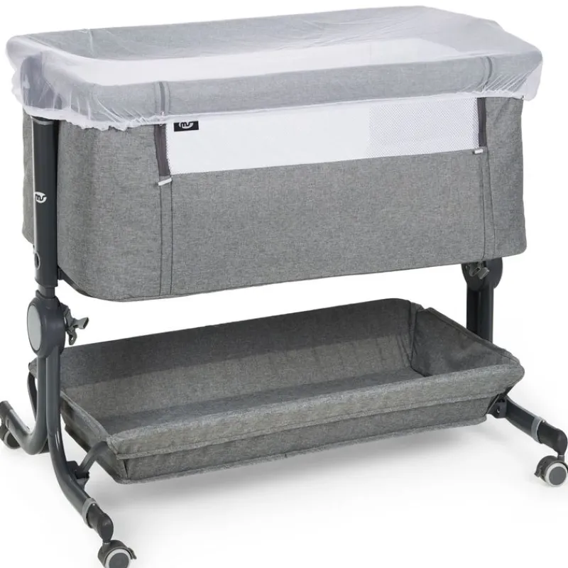 Minicuna Colecho Comfy Gris + textil Stars*MS