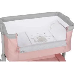 MS Minicunas-Minicuna Colecho Comfy Rosa + textil Elefante