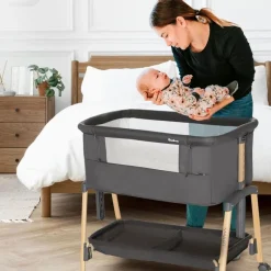 Minicuna Colecho Smart Gris*ASALVO Best