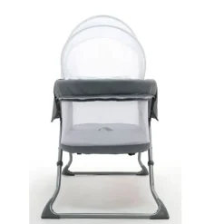 Minicuna plegable c/ mosquitera Gris*ASALVO New