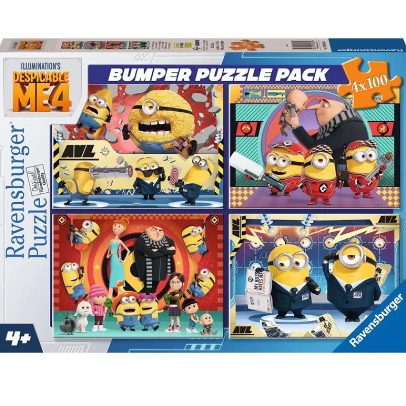 Minions Puzzle 4x100 Piezas*RAVENSBURGER Clearance