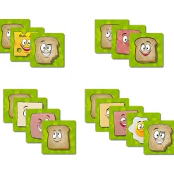 FALOMIR Amigos Y Familia-Mixto con Huevo Juego Cartas