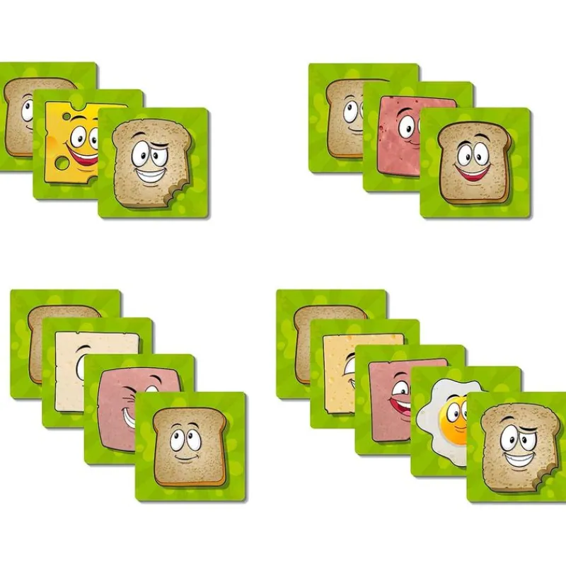 FALOMIR Amigos Y Familia-Mixto con Huevo Juego Cartas