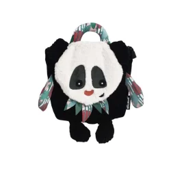 DEGLINGOS Sonajeros-Mochila de guarderia oso panda