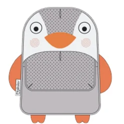 PIRULOS Accesorios Y Complementos De Viaje-Mochila Guardería Carita Pingu