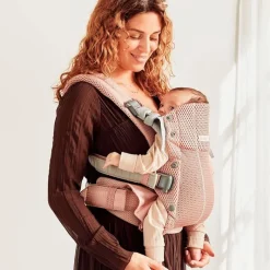 BABY BJORN Mochilas Portabebé-Mochila Harmony hasta 15 kg Mesh Rosa
