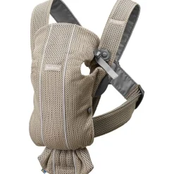 Mochila Mini Beige Tejido Mesh*BABY BJORN Clearance