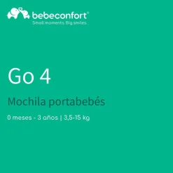 Mochila Pectoral G04 hasta 15kg Gris*BEBE CONFORT Hot