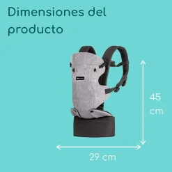 Mochila Pectoral G04 hasta 15kg Gris*BEBE CONFORT Hot