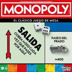 HASBRO Amigos Y Familia|Juegos De Mesa-Monopoly Clásico Refresh