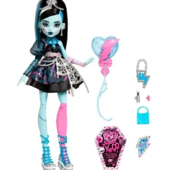 MATTEL Monster High Colección|Halloween-Monster High Colección Cumplespantos Muñeca Frankie Stein