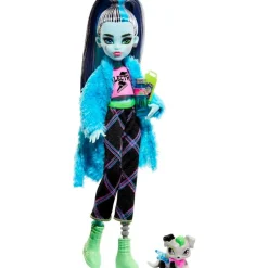 MATTEL Monster High Colección|Halloween-Monster High Creepover Party Muñeca Frankie Stein