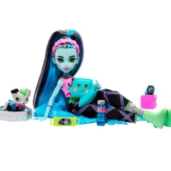 MATTEL Monster High Colección|Halloween-Monster High Creepover Party Muñeca Frankie Stein