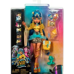 MATTEL Monster High Colección|Halloween-Monster High Muñeca Cleo de Nile G3 Core Refresh