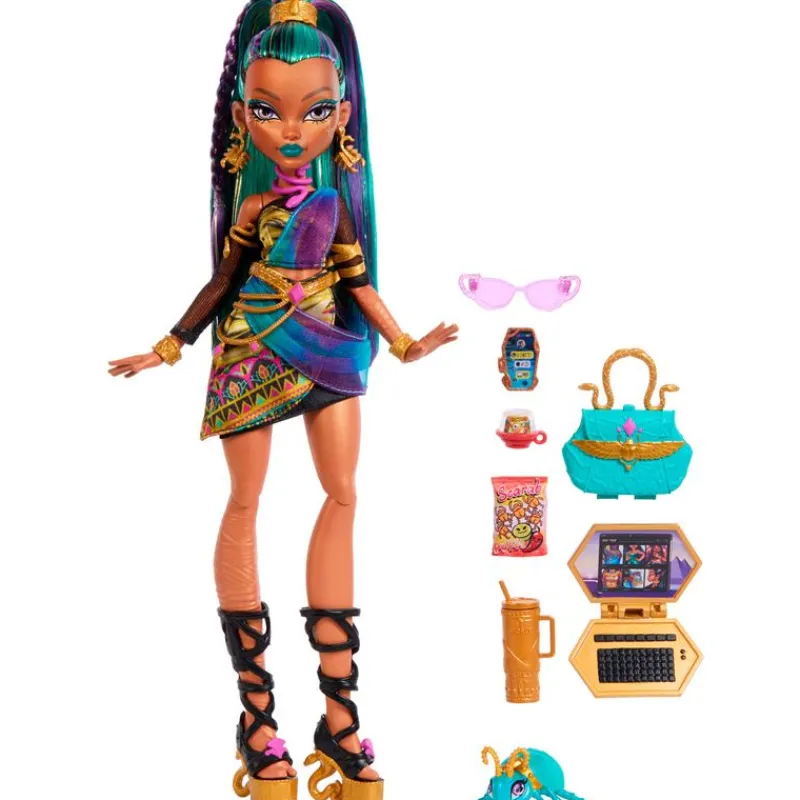 MATTEL Monster High Colección|Halloween-Monster High Muñeca Nefera De Nile G3