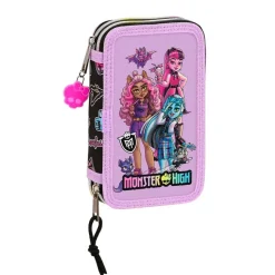 SAFTA Halloween|Escolar-Monster High Plumier doble