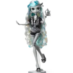 MATTEL Monster High Colección|Muñecas-Monster High Reel Drama Muñeca Lagoona
