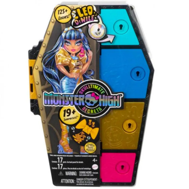 MATTEL Monster High Colección|Halloween-Monster High Skulltimate Secrets Muñeca Cleo