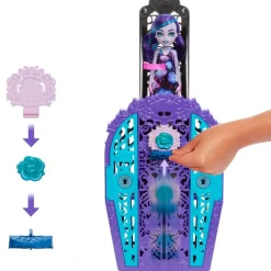 MATTEL Monster High Colección|Halloween-Monster High Skulltimate Secrets Jardín Misterioso Twyla