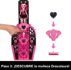 MATTEL Monster High Colección|Halloween-Monster High Skulltimate Secrets S4 Draculaura