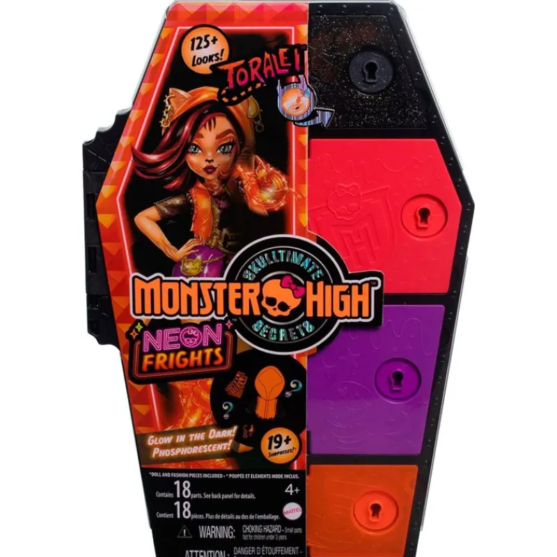 MATTEL Monster High Colección|Halloween-Monster High Skulltimate Secrets Neon Toralei