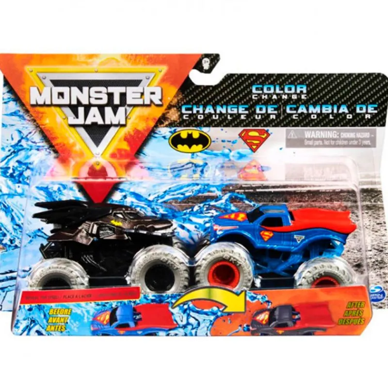 Monster Jam Pack 2 Vehículo Color Change 1:64*SPIN MASTER Clearance