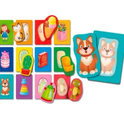 DRIM DISCOUNT Puzzles Y Construcciones-Montessori Juego Encajables + Memory