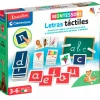 CLEMENTONI Juegos Y Juguetes Educativos-Montessori Pack Letras Táctiles