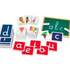 CLEMENTONI Juegos Y Juguetes Educativos-Montessori Pack Letras Táctiles