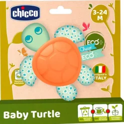 CHICCO Sonajeros|Primera Infancia Y Preescolar-Mordedor Baby Tortuga
