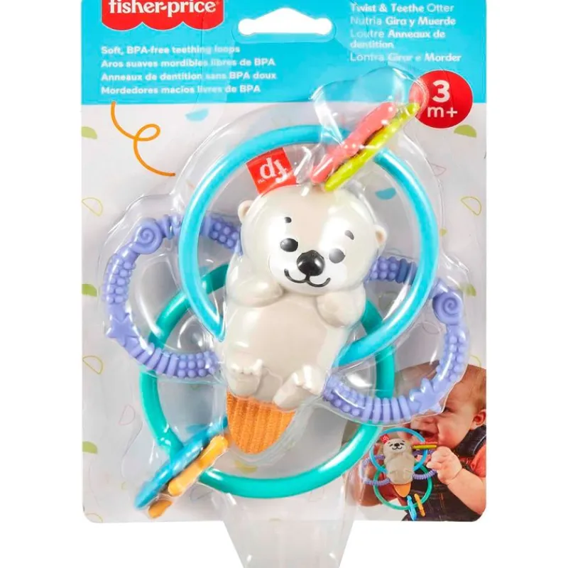FISHER PRICE Chupetes Y Dentición-Mordedor Nutria Anillos