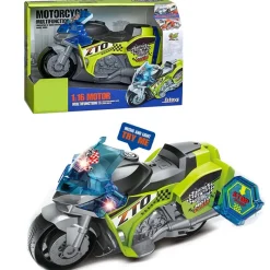 DRIM DISCOUNT Vehículos, Trenes Y Parkings-Moto Infantil con Funciones Escala 1:16