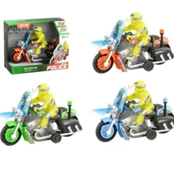 DRIM DISCOUNT Vehículos, Trenes Y Parkings-Moto Policía Infantil Surtida